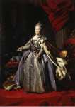 Rokotov Fyodor Portrait of Catherine II copy JRX- - Hermitage